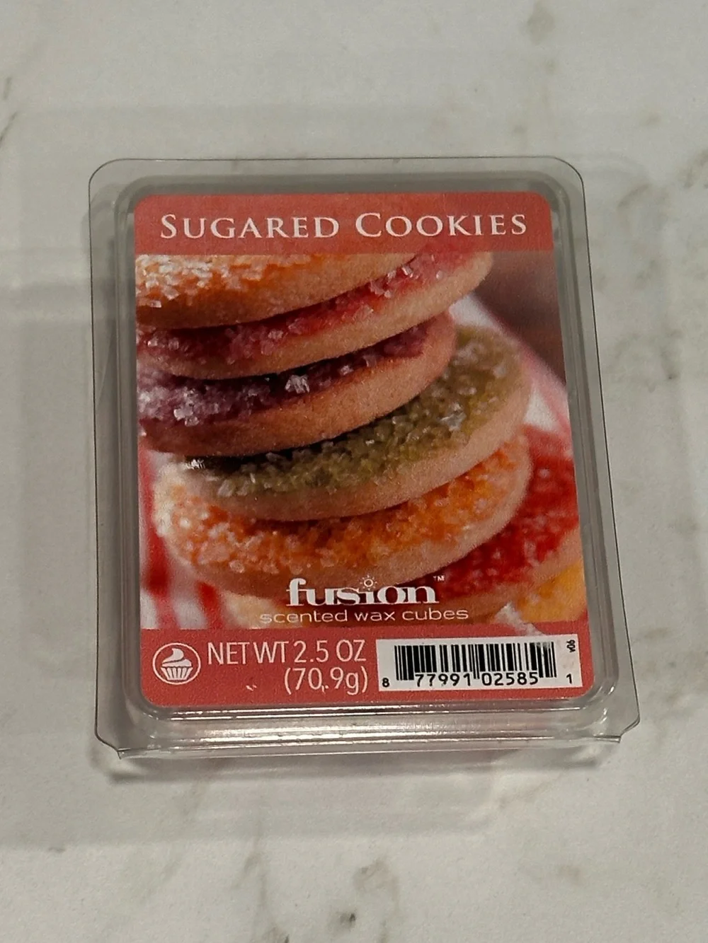 Fusion SUGAR COOKIE 2.5oz Scented Wax Melts Lot of 5 NEW